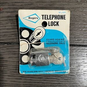 Silver Telephone Lock